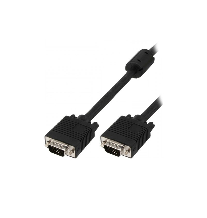 CAVO-VGA-1,8MT-M/M-15PIN-BK-SCHERMATO-NO-FERRITE-ADJ