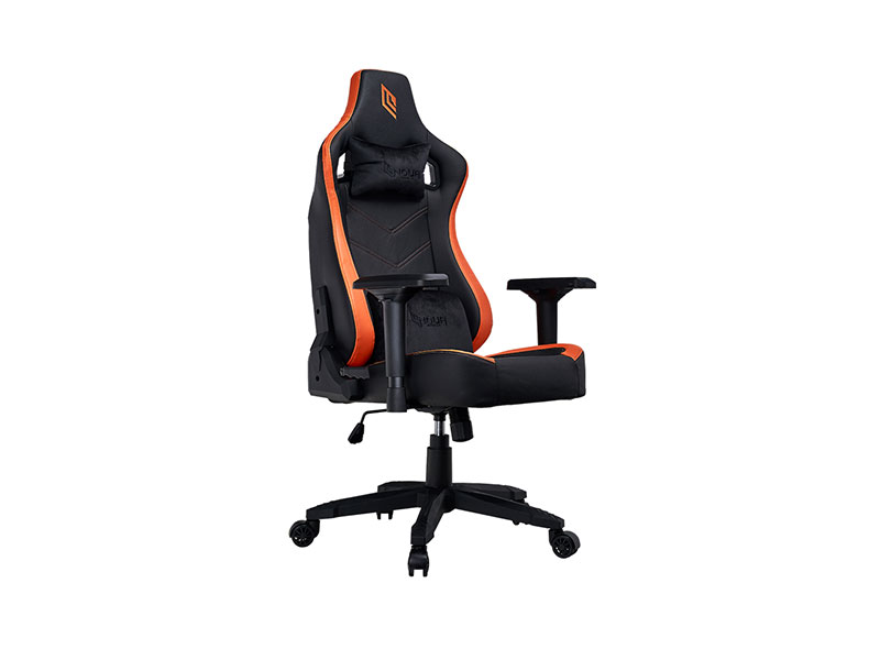 POLTRONA GAMING NOUA LOU L7 BLACK/O RANGE BRACCIOLI 4D SCHIEN.INCLINABI