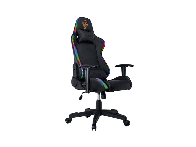 POLTRONA-GAMING-NOUA-MAO-M7-RGB-POGGIA-TESTA-E-CUSCINO-BLACK/RGB