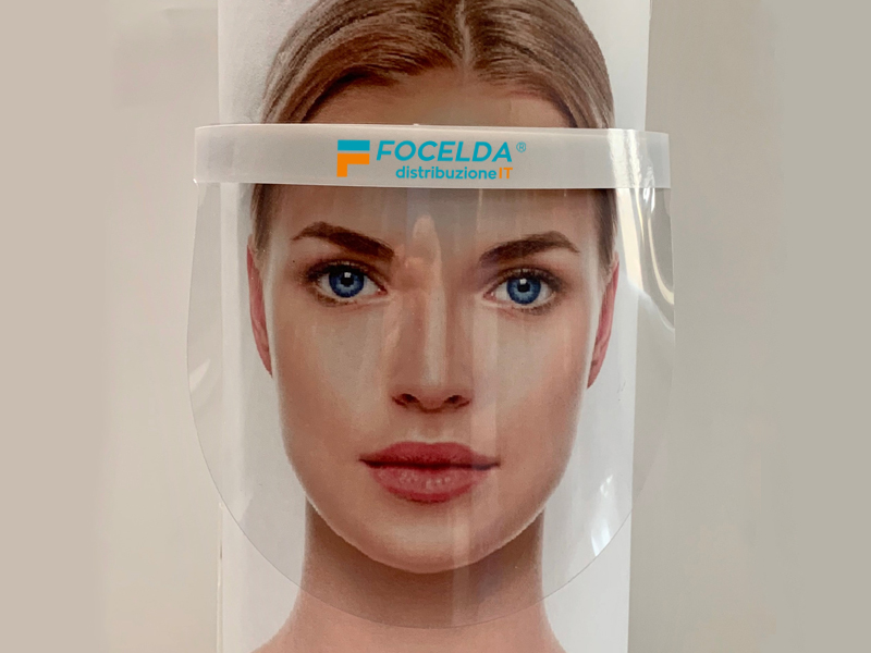 SCHERMO FACCIALE PVC 200 NO DPI MICRON - FOCELDA ACQUISTO MIN 10PZ