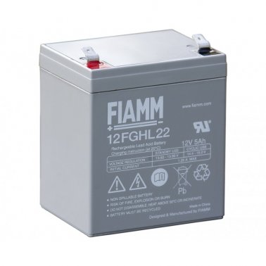 BATTERIA UPS FIAMM 12V 5AH LONG LIFE HIGH RATE