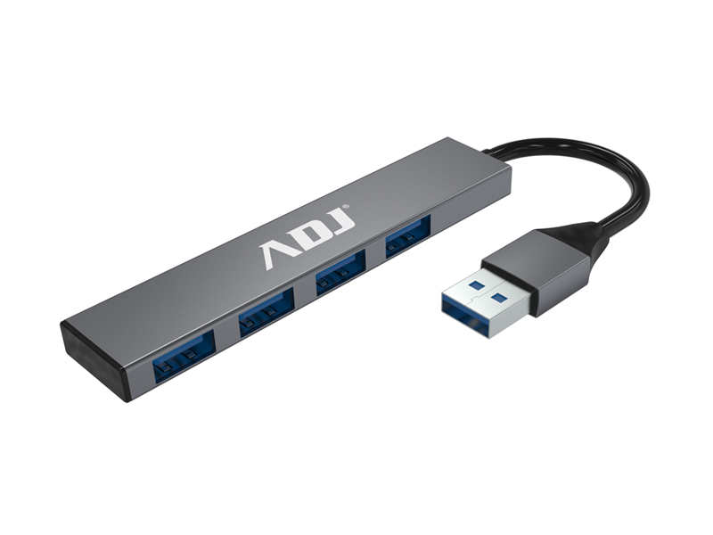 HUB USB 3.2 4PORTE TETRA GY COMPATIBILE USB1.1/2.0 NOTEBOOK ADJ