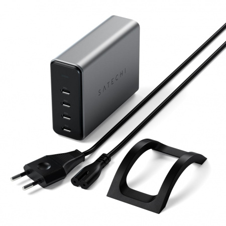 ALIMENTATORE USB-C 165WATT 4P SPACE GRAY