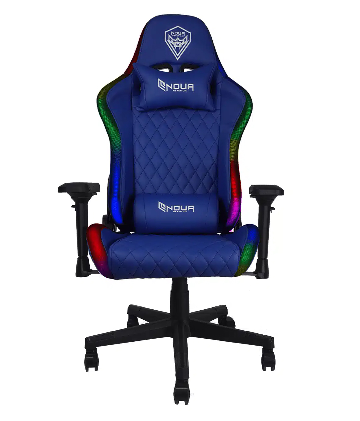 POLTRONA-GAMING-NOUA-MAO-M9-BLU-RGB-POGGIA-TESTA-E-CUSCINO-BRACCIOLI-4D