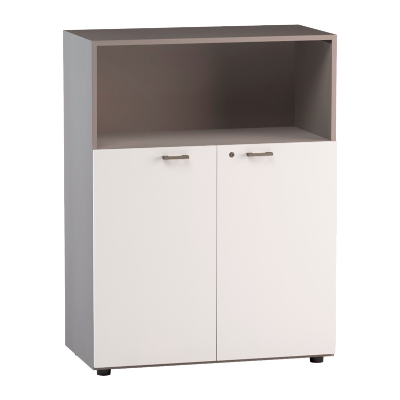 LIBRERIA-MEDIA-A-GIORNO-SUP.ANTE-LE-GNO-CON-SERRATURA-INF-90X46,3X119,8