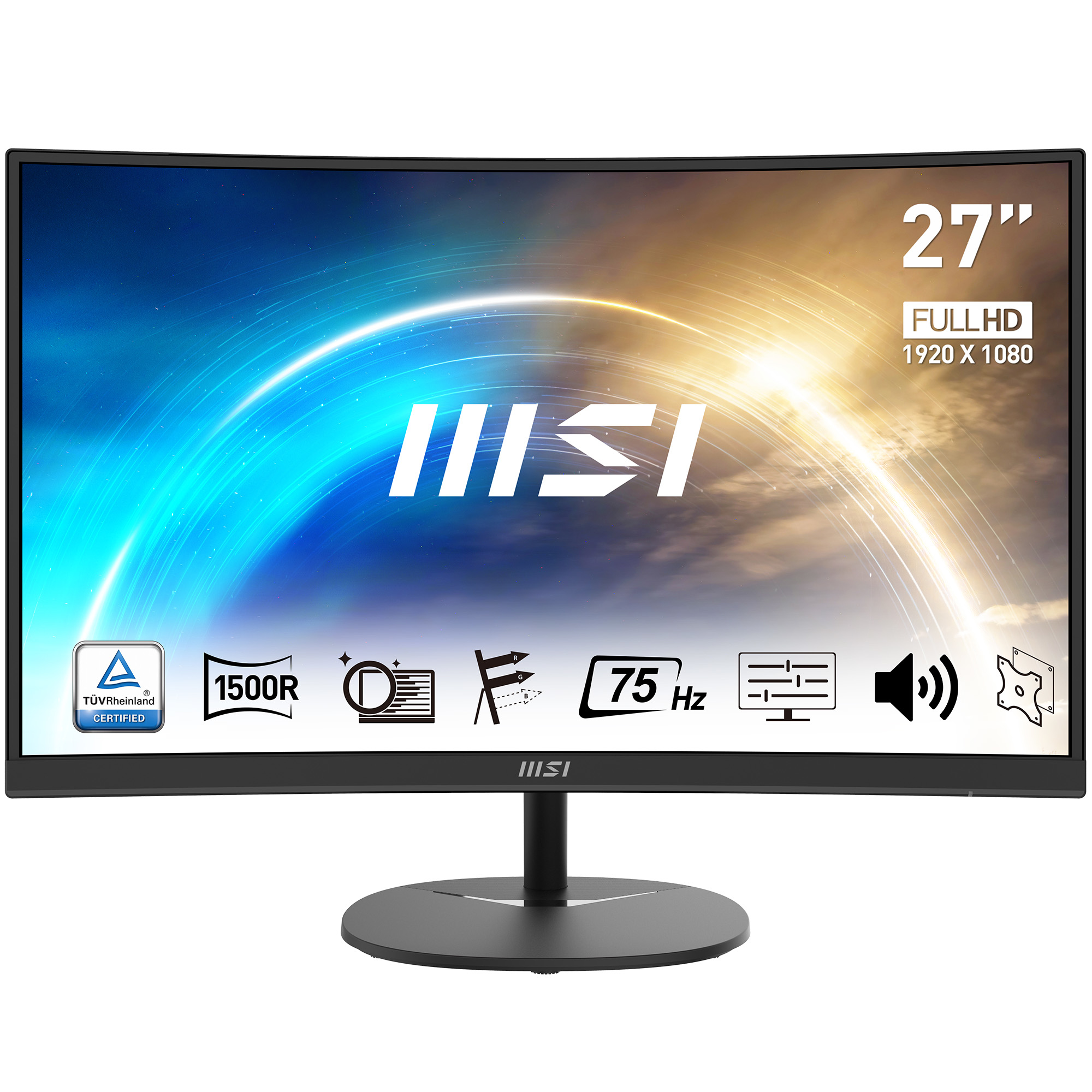 MON-27VA-HDMI-VGA-LED-FHD-CURVED-MSI-PRO-MP271CA--BLACK-16:9-75HZ