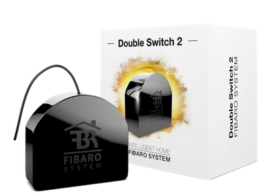 DOUBLE SWITCH 2 Z-WAVE5 EU MODULO DOPPIO MULTIFUNZ. PER ATTUAT