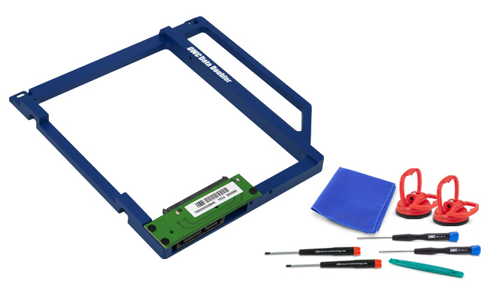 STAFFE PER DISCHI SSD IMAC 2009/11 DATA DOUBLER OPTICAL BAY AL DVDDRIV