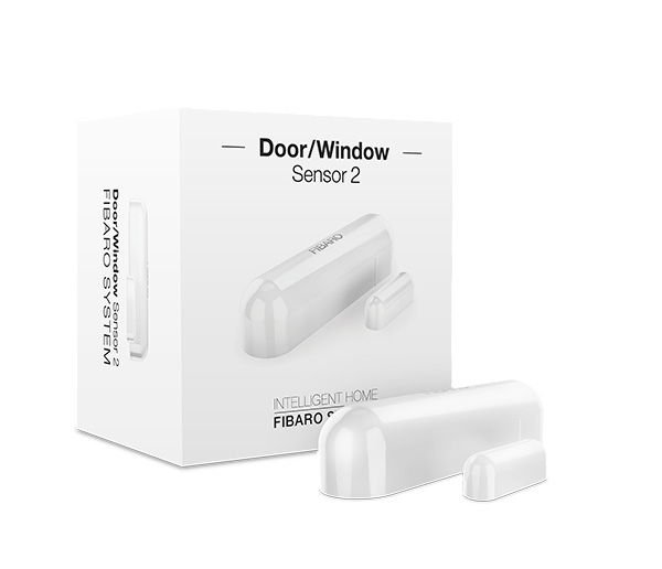 DOOR/WINDOW SENSOR 2 Z-WAVE5 WHITE SENSORE PORTE/FINESTRE + TEMP.