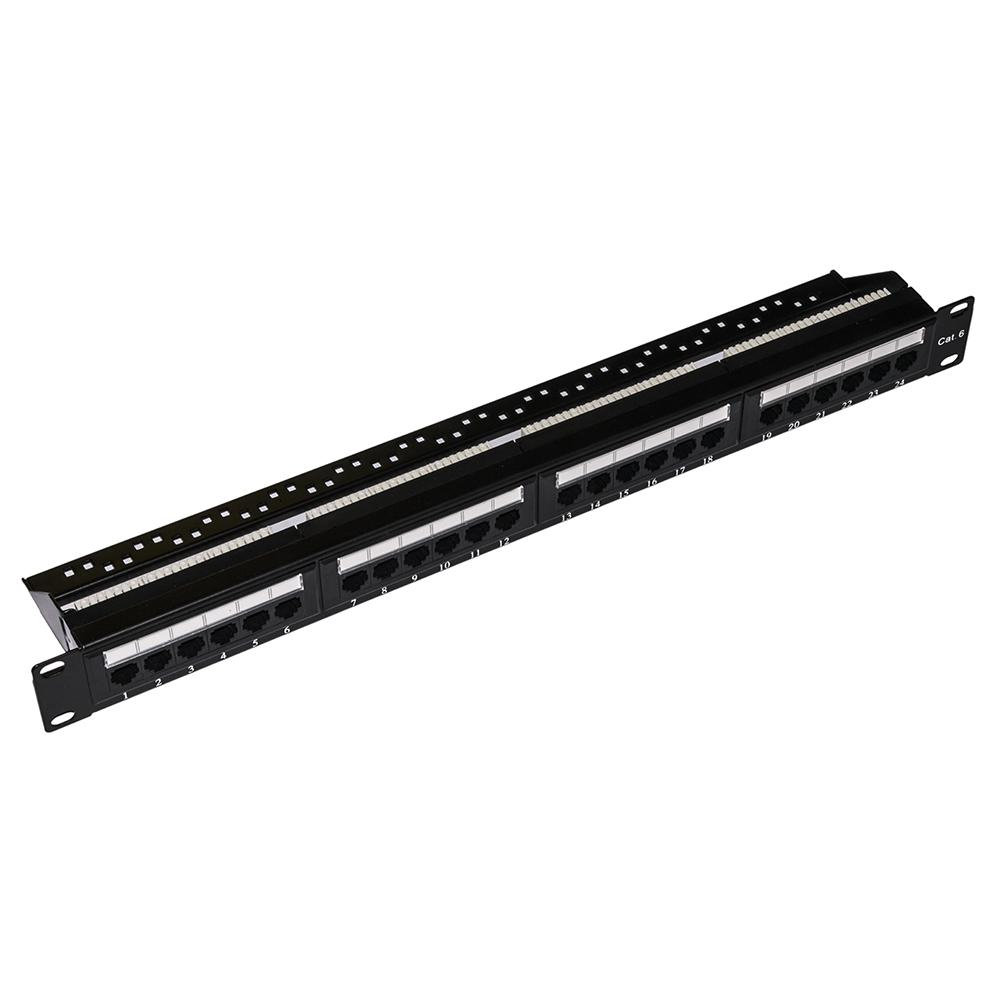 PATCH-PANEL-24-PORTE-NON-SCHERMATO-UTP-CAT.5E-8-POLI-RACK-19