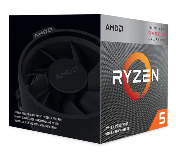 CPU AMD RYZEN5 3400G AM4 3,7GHZ VGA 4CORE BOX 6MB 64BIT 65W VEGA11