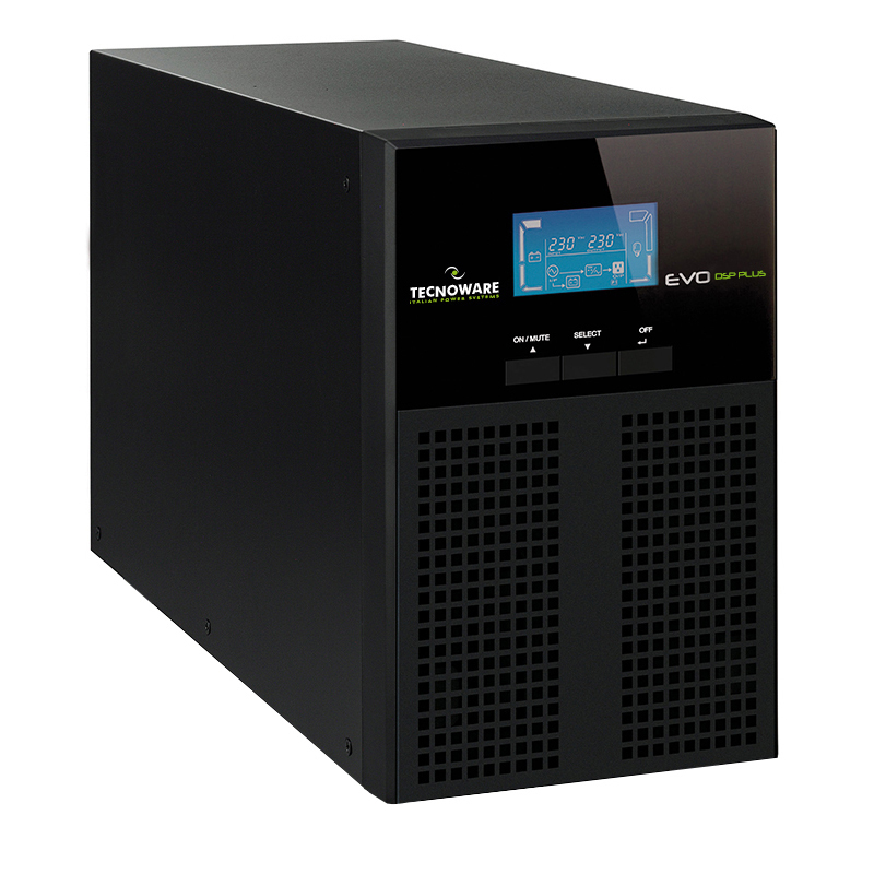 UPS 1200 VA TOWER ONLINE DSP PLUS IEC PF 0,9 TOGETHER ON