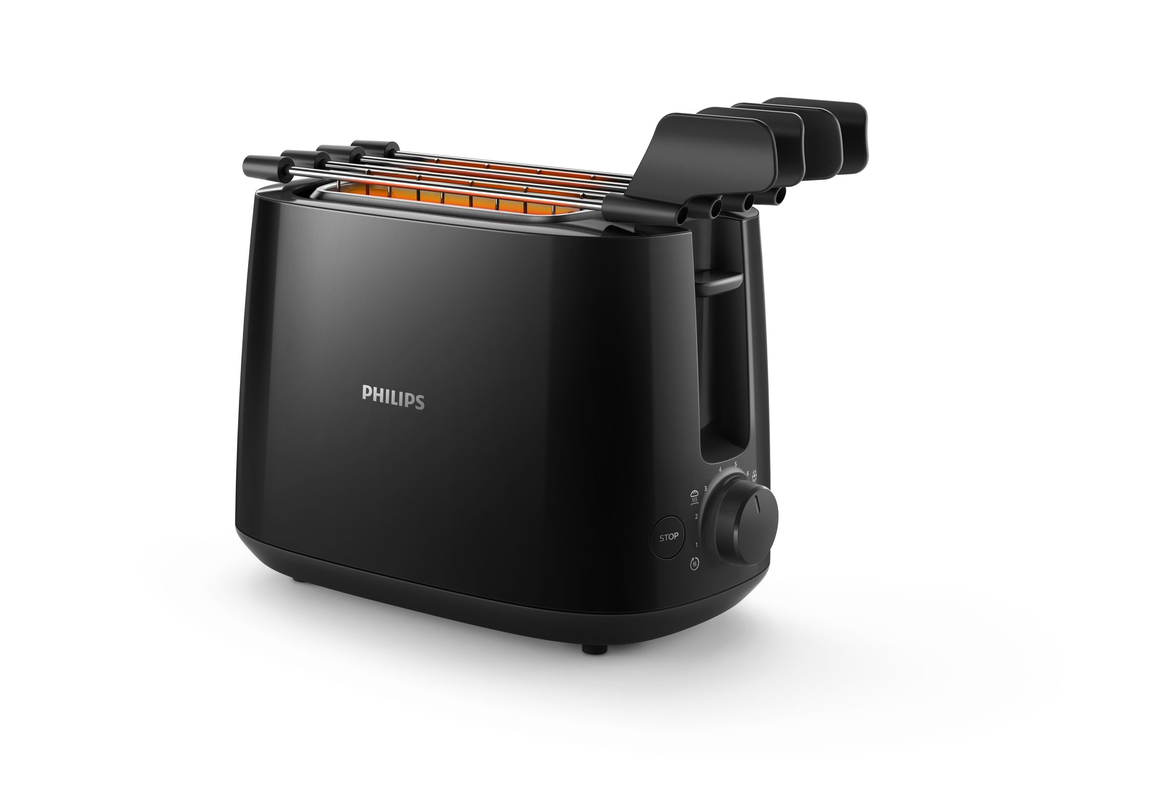 PHILIPS-HD2583/00-TOSTAPANE-1000-WATT-NERO