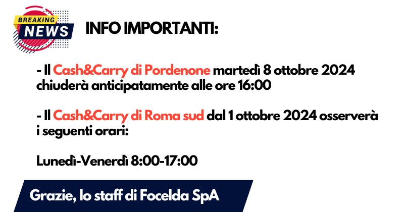 Info & News Importanti