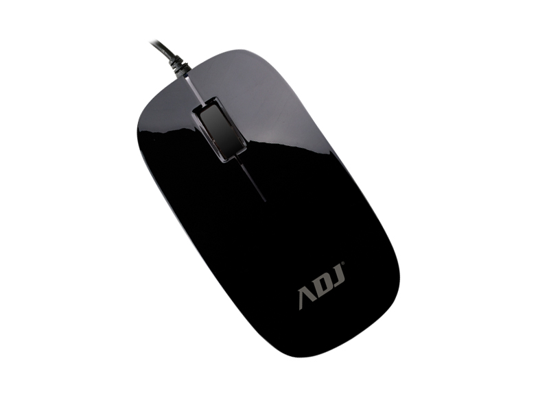 Adj MO110 mouse USB Ottico 1000 DPI Ambidestro Nero