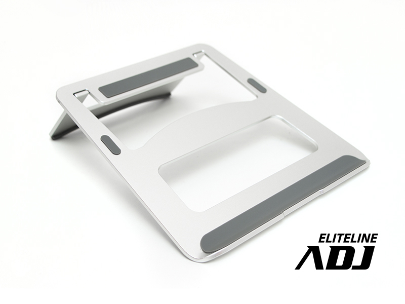 Raise Supporto per Notebook da 11” a 17” ADJ - Ripiegabile e portatile - In alluminio - Colore Silver - Elite Line