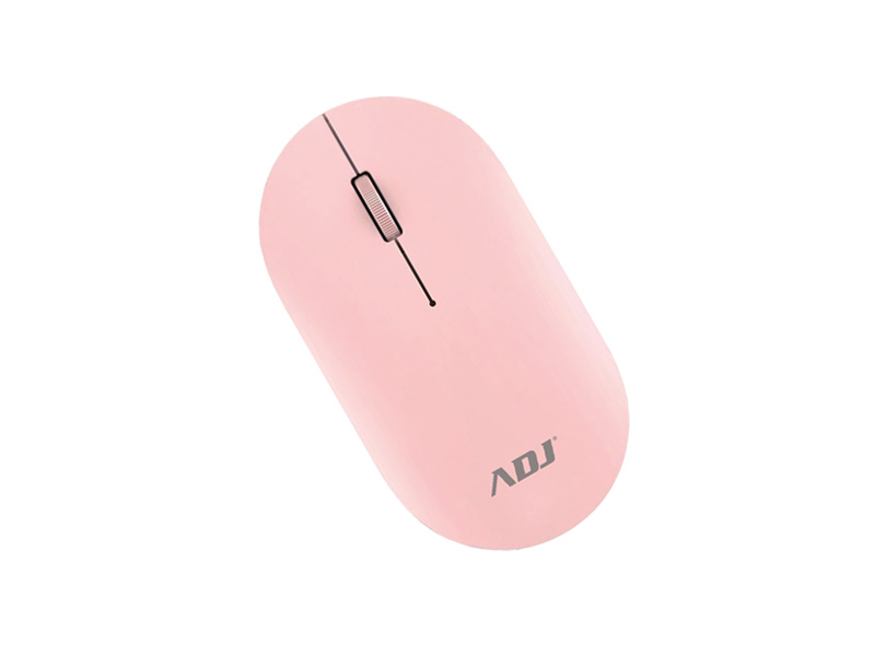 Mouse Wireless ADJ 3D Egg Mouse - Tecnologia Ottica - Risoluzione: 1000 DPI - Mini Ricevitore Incluso - Colore Rosa