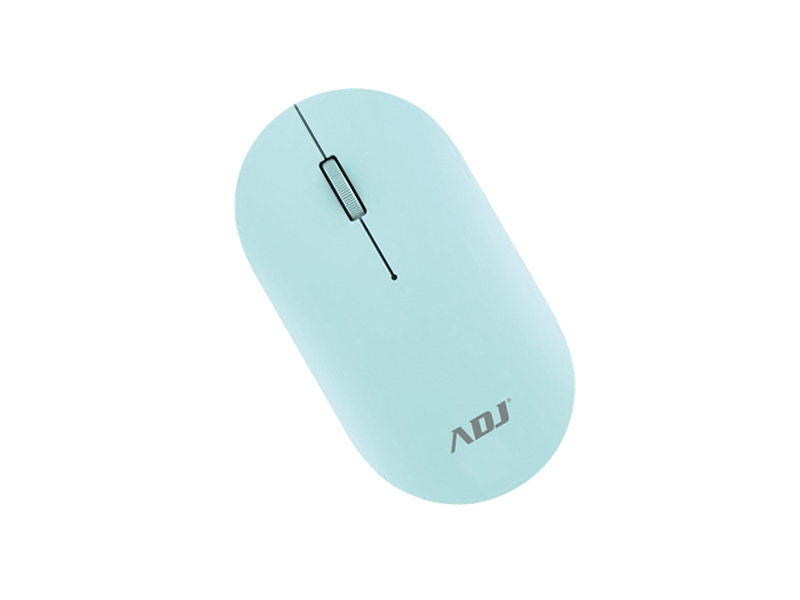 Mouse Wireless ADJ 3D Egg Mouse - Tecnologia Ottica - Risoluzione: 1000 DPI - Mini Ricevitore Incluso - Colore Verde Acqua
