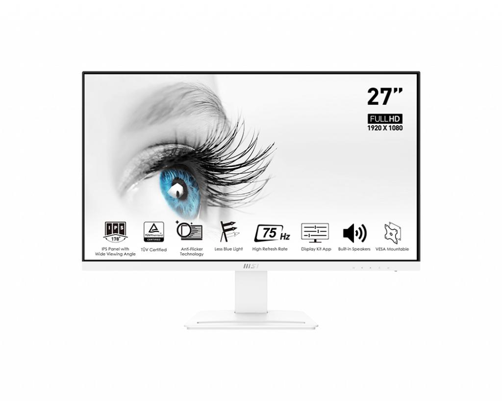 MSI PRO Monitor 27"IPS HDMI WH MM FHD USB  Bianco