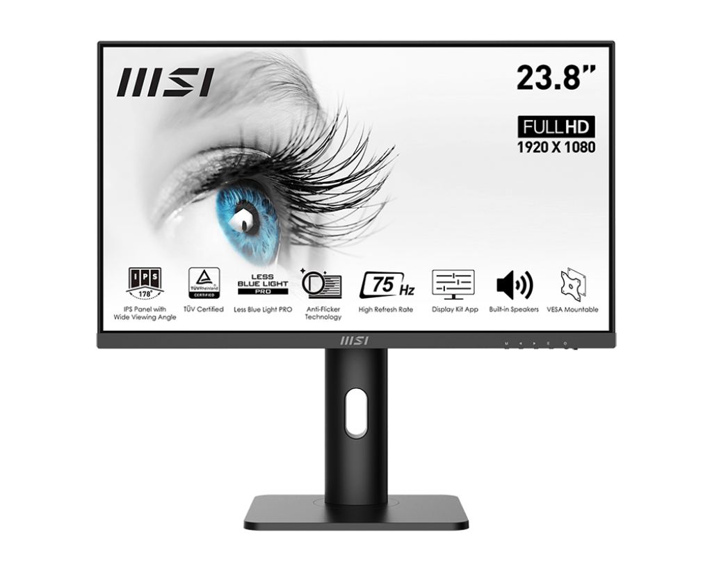 MSI Monitor 23.6" IPS HDMI DP Full HD 16:9 Nero