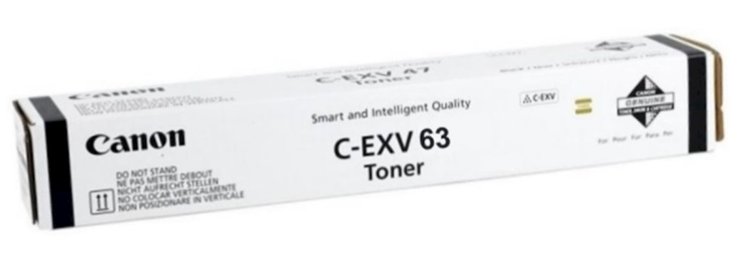 Toner Originale Canon C-EXV63 nero fino a 30.000 pagine al 5% di copertura per Canon ImageRunner 2725 / 2730 / 2745