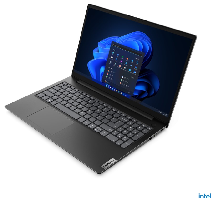 Notebook Lenovo Essential v15 g4 IAH lcd 15,6" full hd  cpu Intel i5-12500h  ram 8gb  ssd 256gb feeDos colore Nero  con 2 anni di garanzia diretta Lenovo