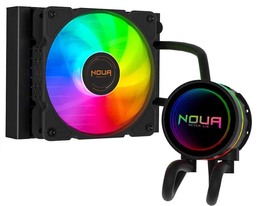 Dissipatore a Liquido Noua Boris 120 ARGB tpd 180watt Argb 1200/1700/am4  1xFan 120mm pvm