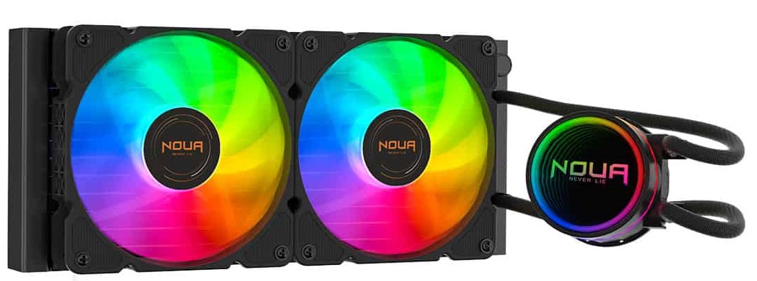 Dissipatore a Liquido Noua Boris 240 ARGB tpd 270watt Argb 1200/1700/am4 2xFan 240mm pvm