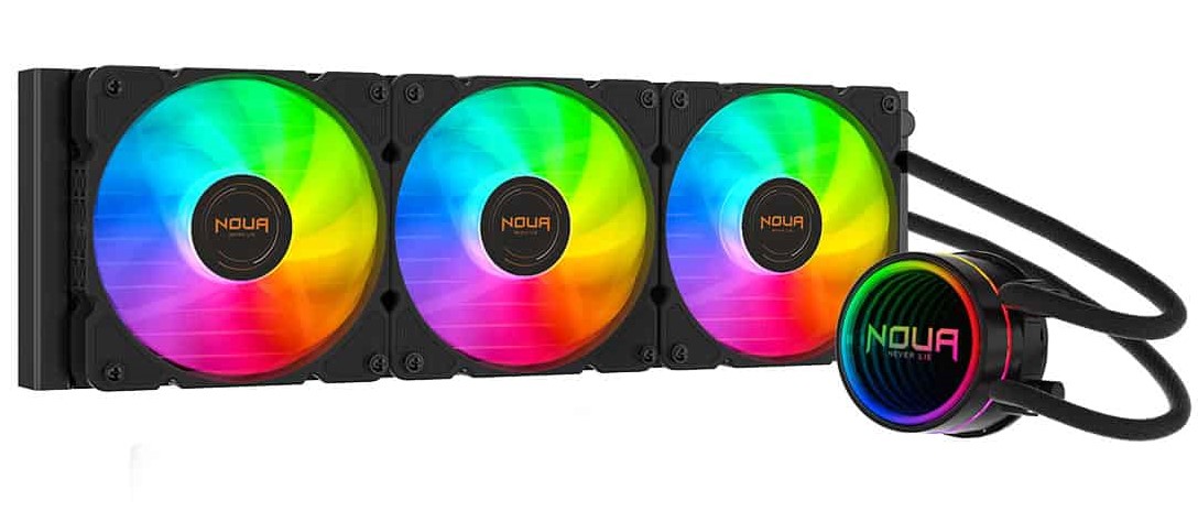 Dissipatore a Liquido Noua Boris 360 ARGB tpd 320watt Argb 1200/1700/am4 3xFan 360mm pvm