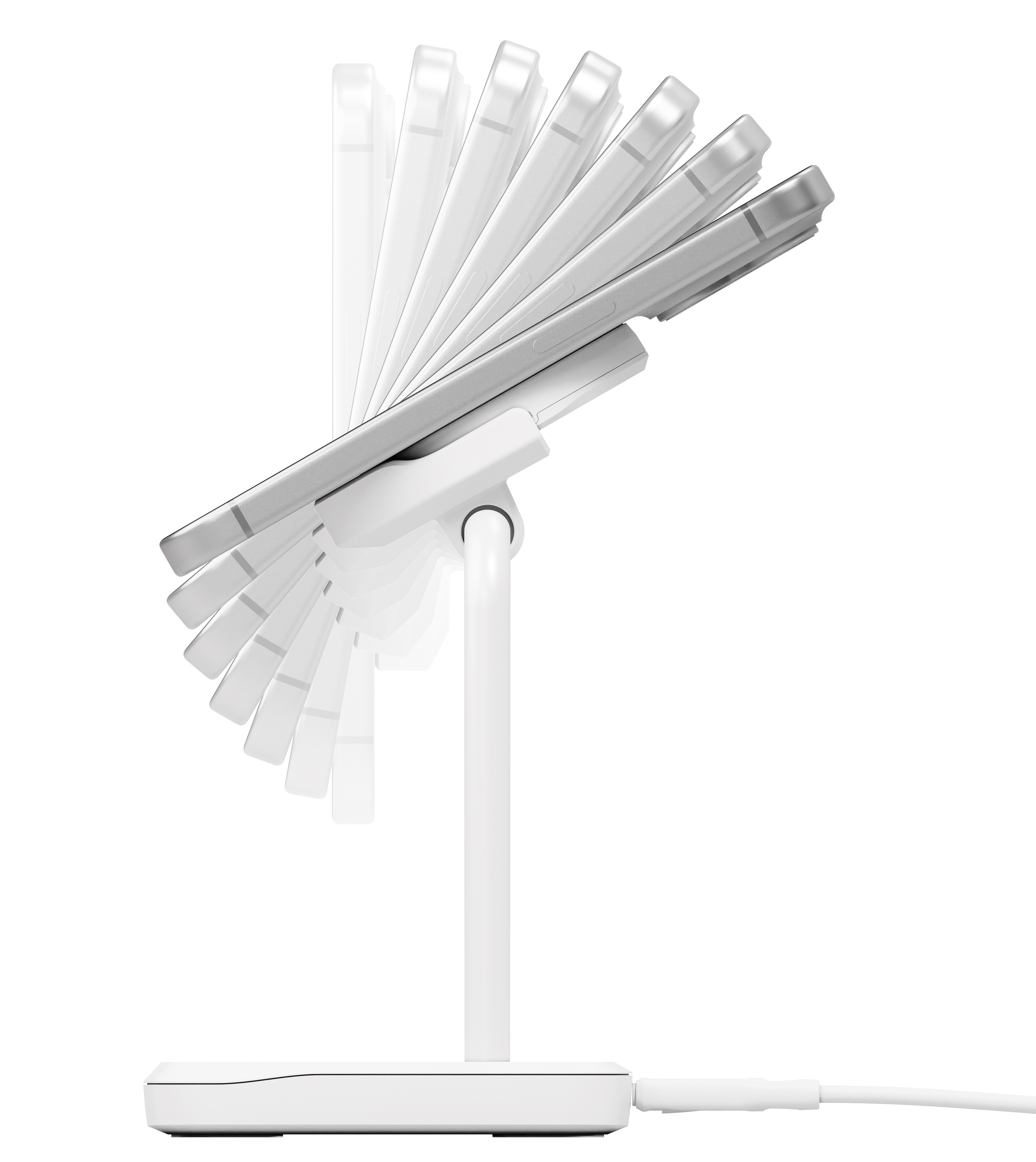 Caricatore Wireless Magnetico 15watt  2-in-1  Cygnett QI2 2-IN-1 colore Bianco