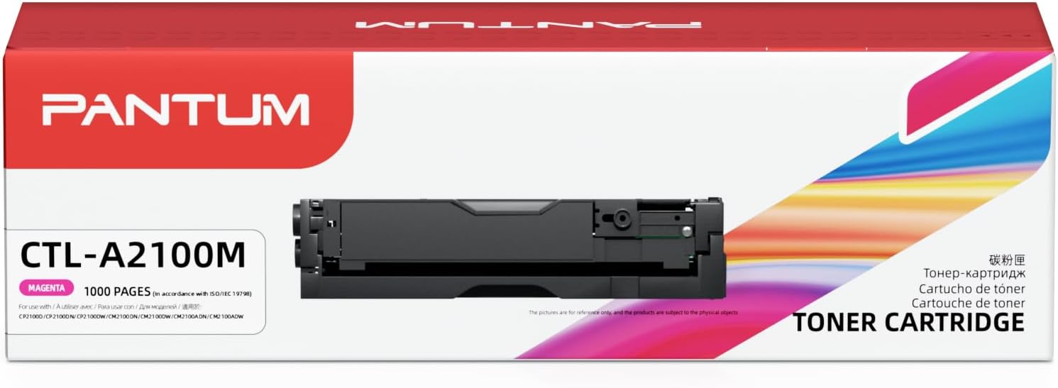 Toner con drum Pantum CTL-A2100M colore Magenta 1.000 pagine per cp2100dw cm2100dw e cm2100adw