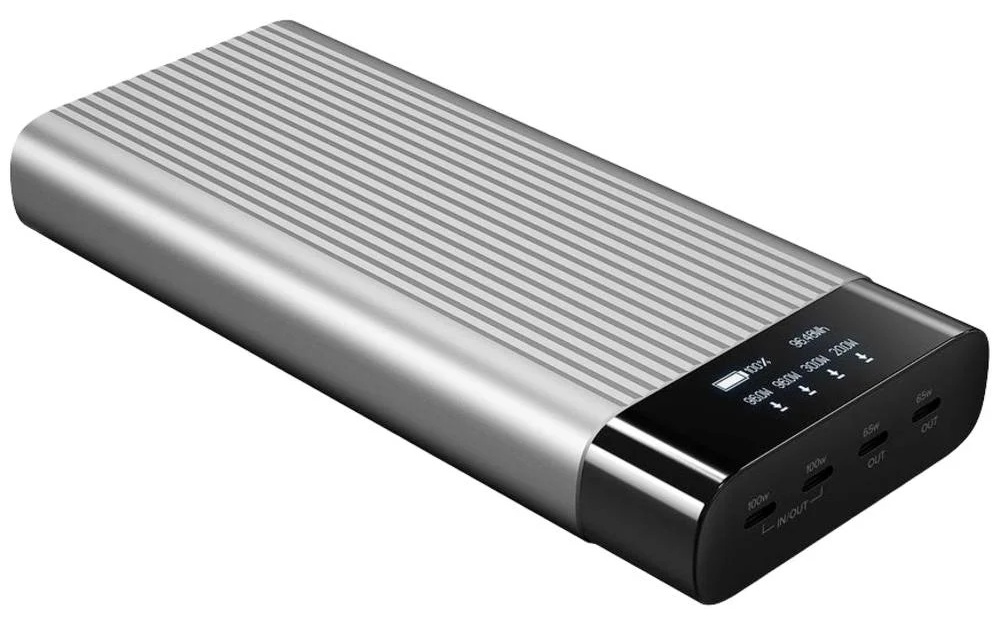 Power Bank HyperJuice da 27000mah (100wh) 2x Usb-C PD  245watt fino a 4 dispositivi