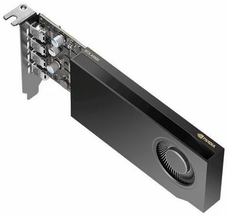 VGA PNY Quadro A1000 8GB DDR6 128BIT 4x MiniDisplayPort Pci-E Low Profile  versione Smallbox