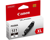 Canon CLI-551XL BK w/sec cartuccia inchiostro 1 pz Originale Resa elevata (XL) Nero per foto
