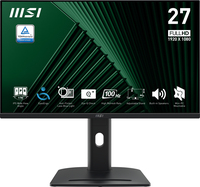 MSI PRO MP275PG Monitor PC 68,6 cm (27") 1920 x 1080 Pixel Full HD LCD con certificazione Epeat Nero