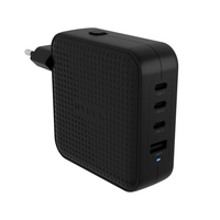 HYPER HJ1002BKWWGL Caricabatterie per dispositivi mobili Computer portatile, Smartphone, Tablet Nero AC Ricarica rapida Interno