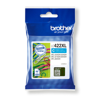 Brother LC422XLC cartuccia d''inchiostro 1 pz Originale Ciano